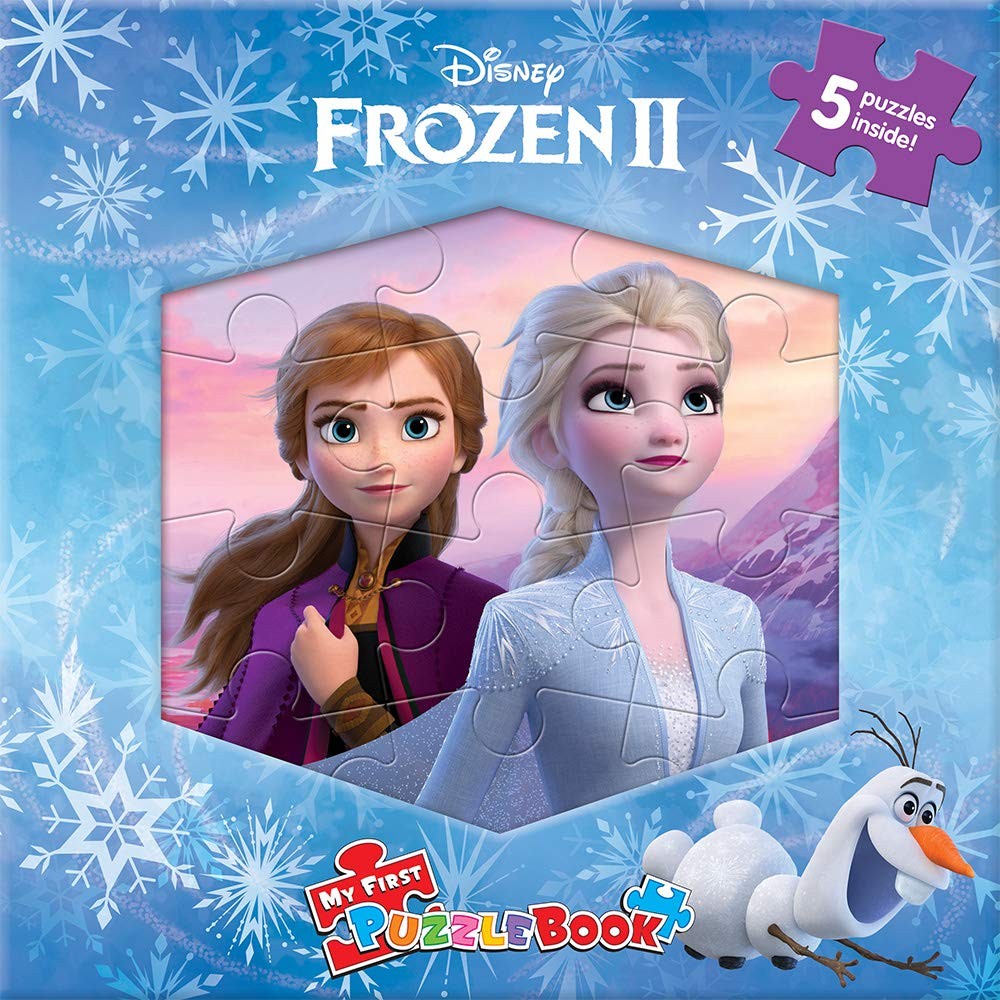 Disney Frozen 2 My First Puzzle Book - Jigsaw Puzzles for kids, 10-page board b,