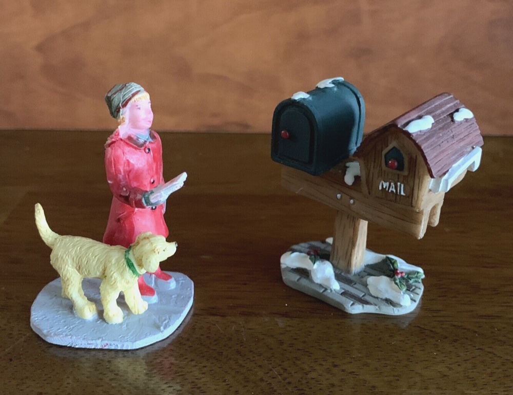 Lemax Mailing Santa Letter Figurine for Christmas Village Display
