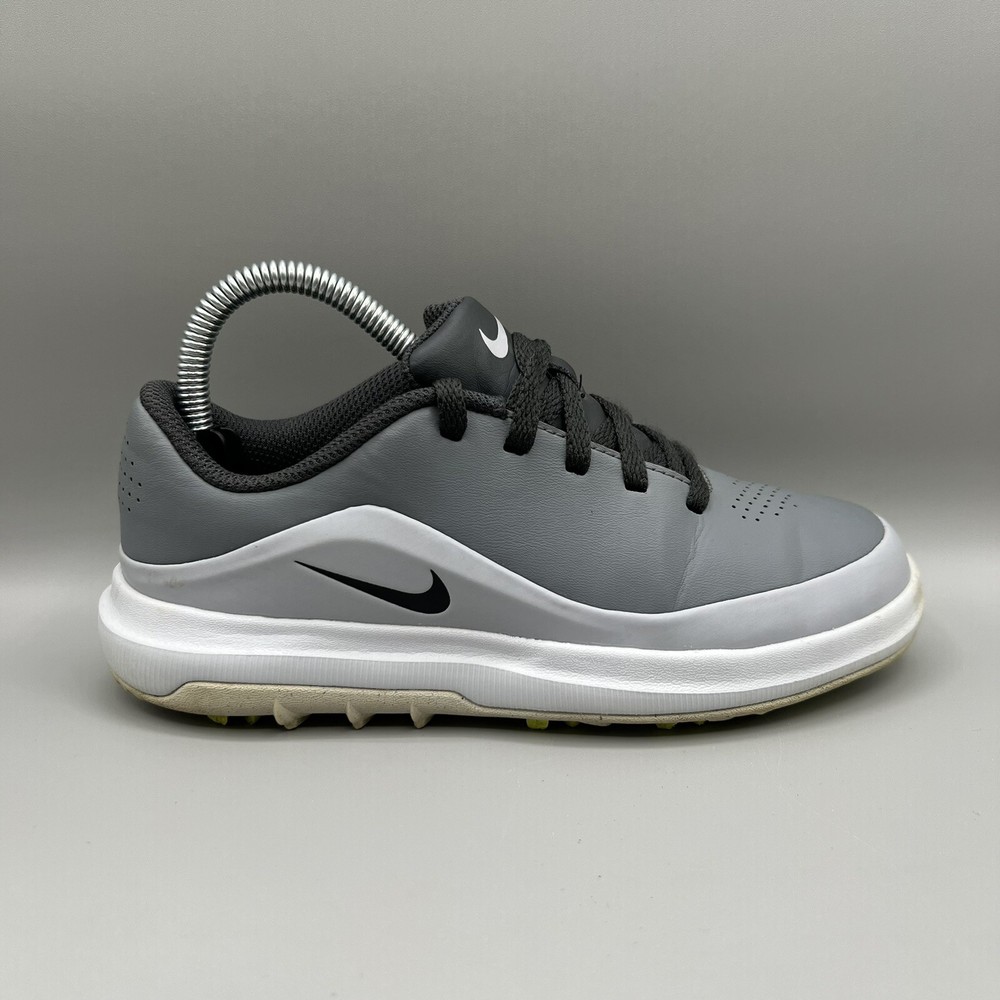 Nike Air Zoom Precision Golf Shoes Youth 1 GS Wolf Gray Silver Spiked 909251-001