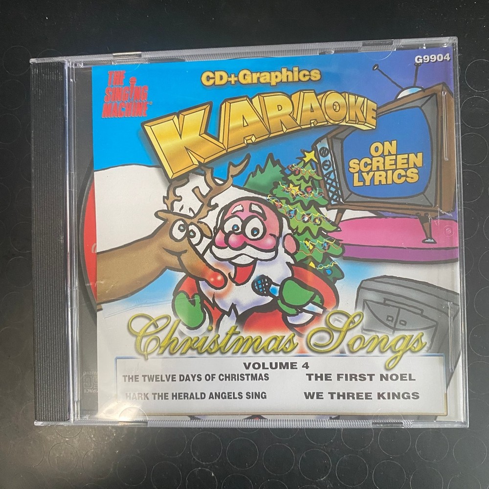 The Singing Machine – Christmas Songs Vol 4 CD+Graphics Karaoke Holiday