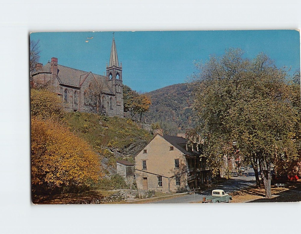 Postcard Stage Coach Inn Harpers Ferry West Virginia USA