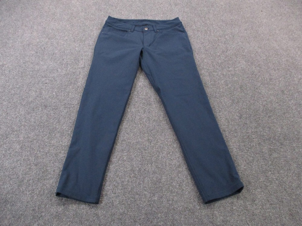 Lululemon Pants Mens 30 Navy Blue Chino ABC Slim Fit Warpstreme Business LM5ad8s