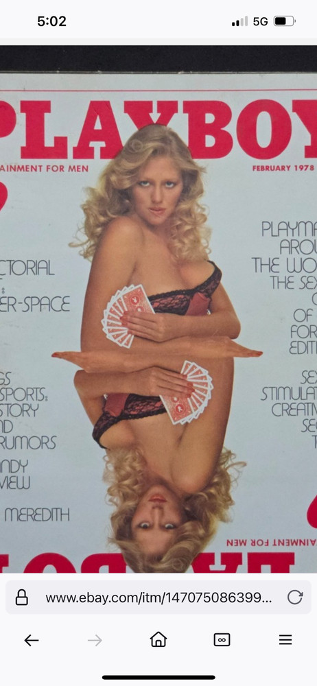 playboy magazine, February 1978 A BEAUTY, IT S IN VERY GOOD CONDITION