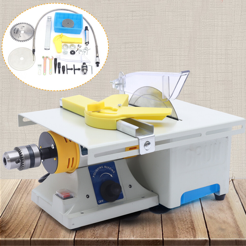 Benchtop Table Rock Cutting Saw Gem Jewelry Rock Jade Polisher Machine 750W NEW