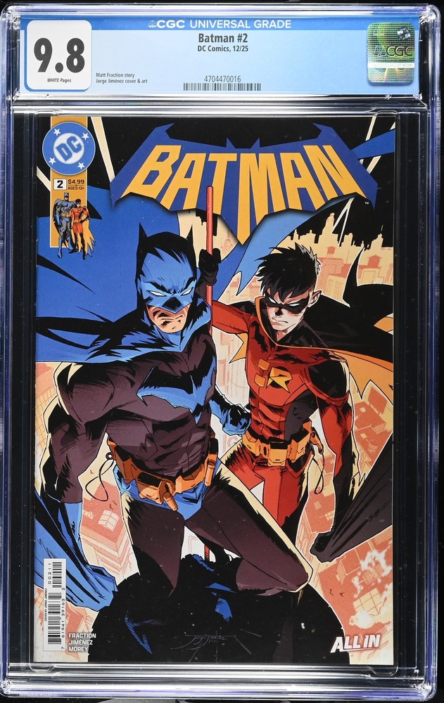 Batman 2 CGC 9.8