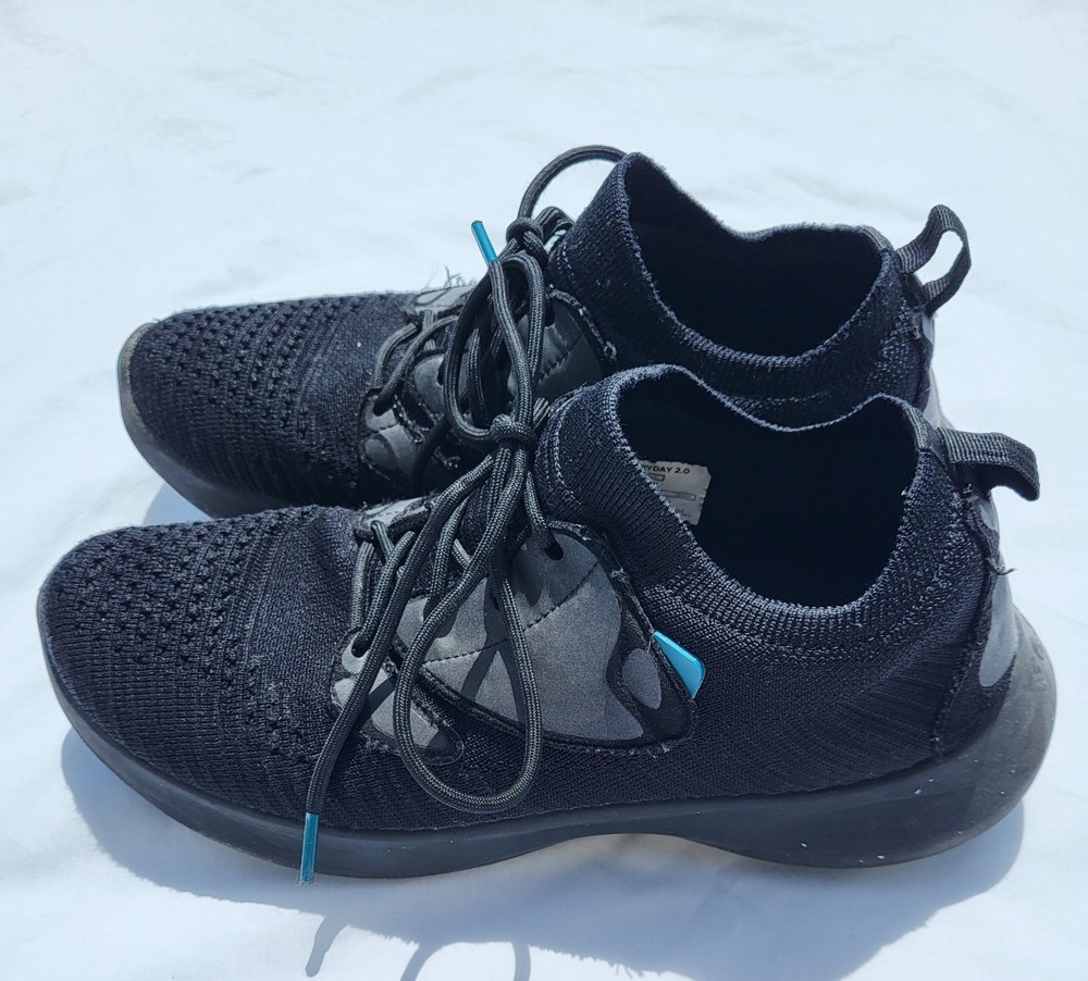 Vessi Sneakers Men's 8 Everyday 2.0 Black Active Outdoor Streetwear Gorpcore
