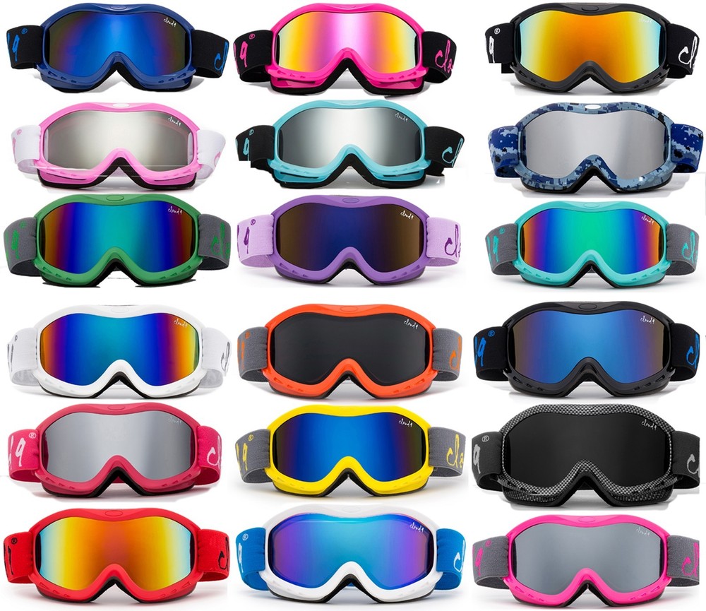 Kids Ski Snow Goggles Anti-Fog Snowboarding Kids Junior Professional Ski Goggles