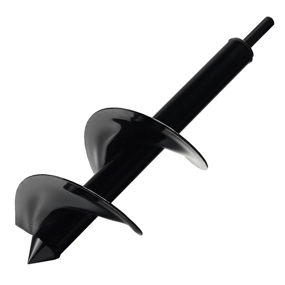 4 x 12 Inch Auger Drill Bit for Planting Garden Auger Spiral Drill Bit Rapid Bu