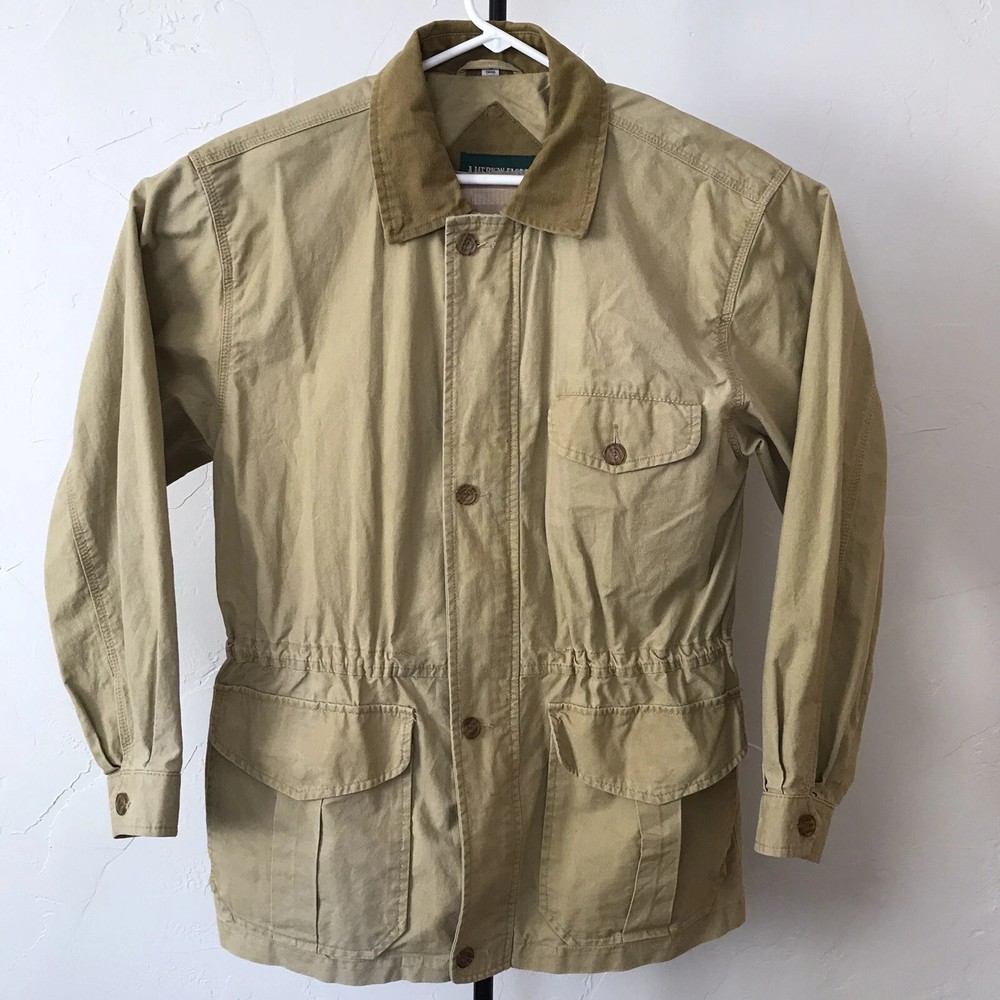 Vintage Mens Small American Eagle Outfitters Tan Safari Chore Coat Jacket