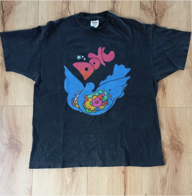 New 1960s Peter Max Cosmics 60s 1968 Dovc Pop Art Men's T-Shirt Size USA