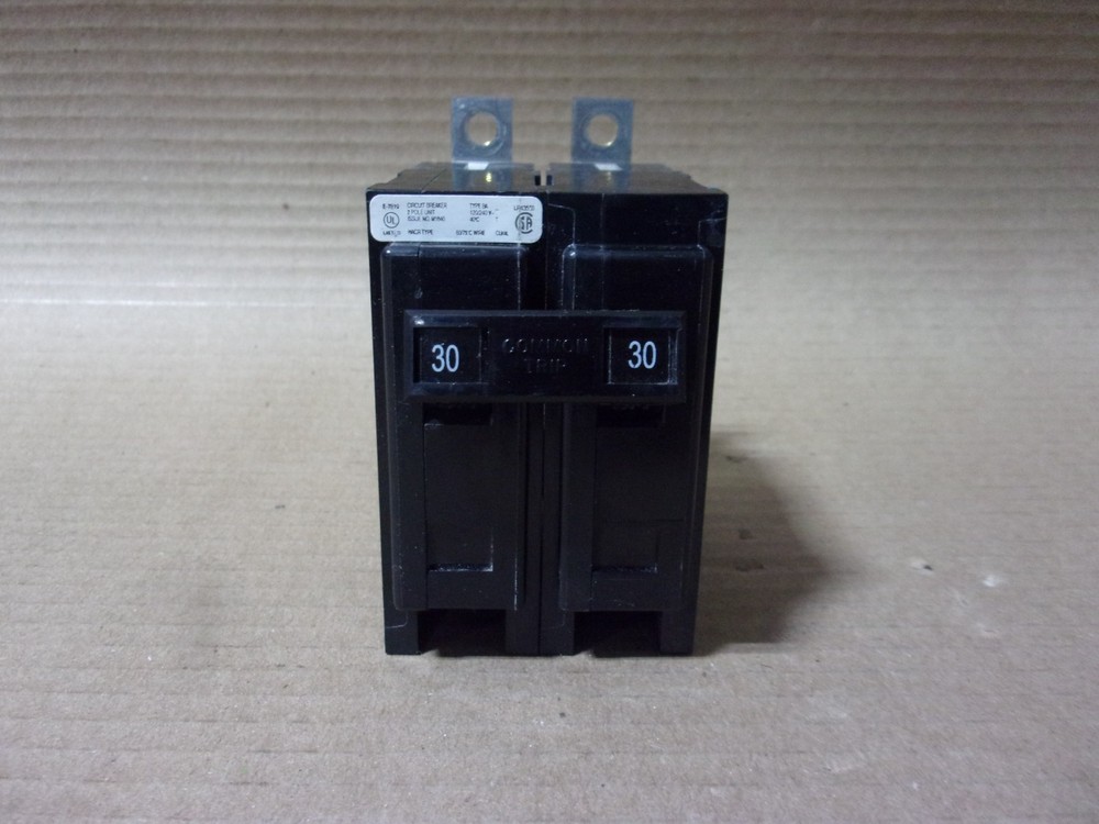 Cutler Hammer Eaton BAB BAB2030H 2 Pole 30 Amp 240V Circuit Breaker