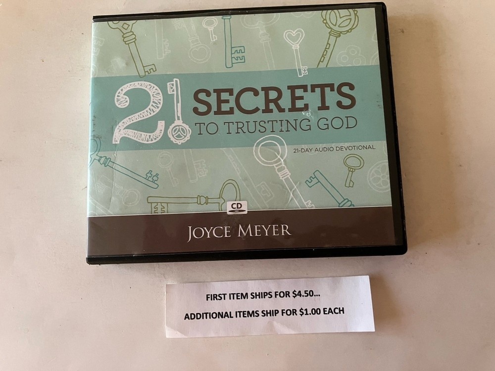 3 CD Set    Joyce Meyer - 21 Secrets to Trusting God   $3.50   Ship $4.50/$1.00