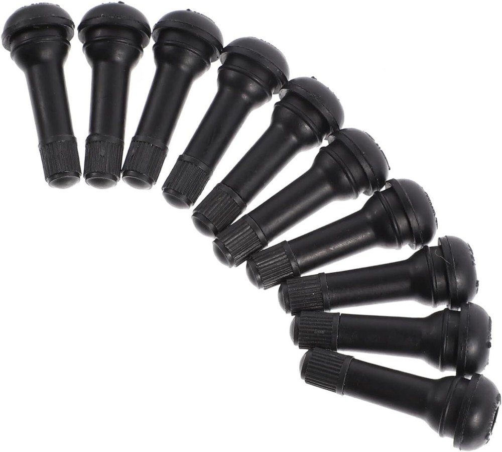 10pcs Tubeless Valve Tire Stem Car Replacement Tire Valve Stem Cap Tire Cap