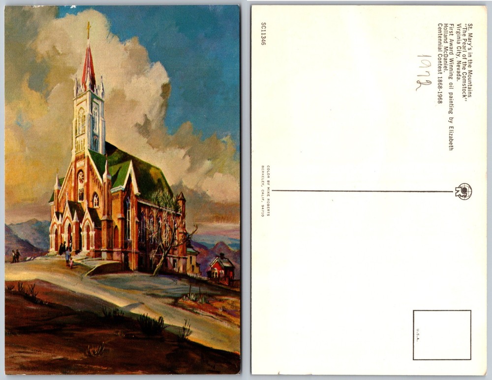 St Marys Catholic Church Colorado Springs Postcard