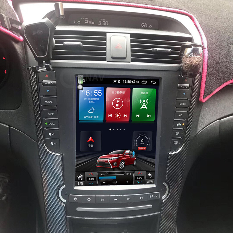 Android Vehicle Car Radios GPS Navigation Carplay Stereo for Acura TL 2003-2008