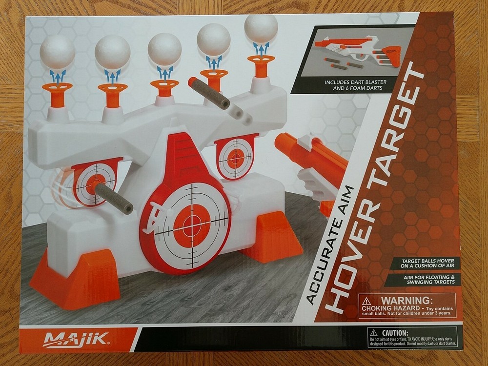 Majik Accurate Aim Hover Target Shooting Game 12.75x9.5 Inches New in Box-image