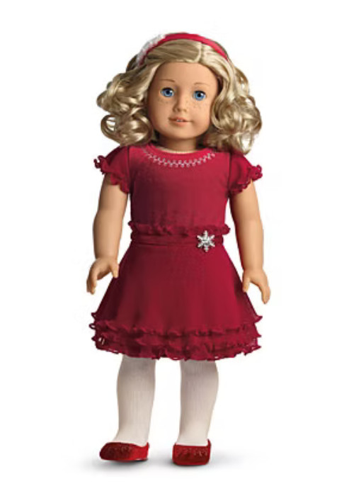 American Girl Merry And Bright Retired 2011 Outfit Christmas Holiday Dress