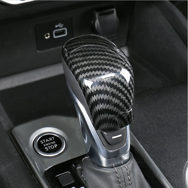 ABS Carbon Fiber Shift Knob Cover for 2020-2023 Nissan Versa-image