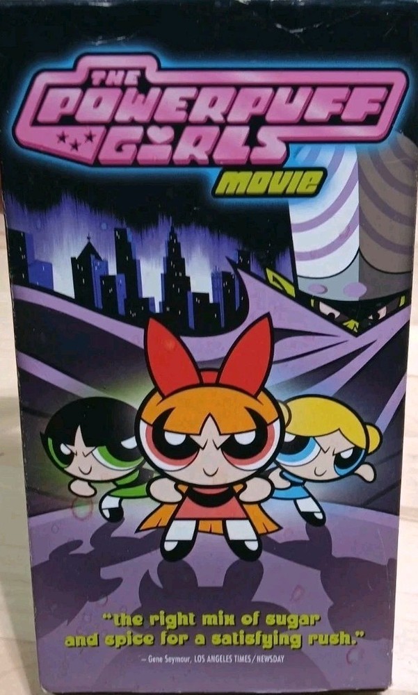 The Powerpuff Girls Movie - 2002 VHS - Slip Sleeve - Cartoon Network - Good Cond