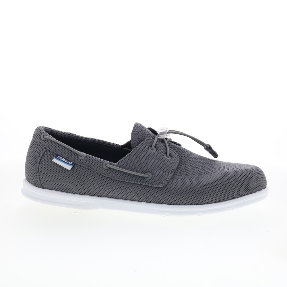 Sebago Monterey 78117KW-917 Mens Gray Mesh Loafers & Slip Ons Boat Shoes