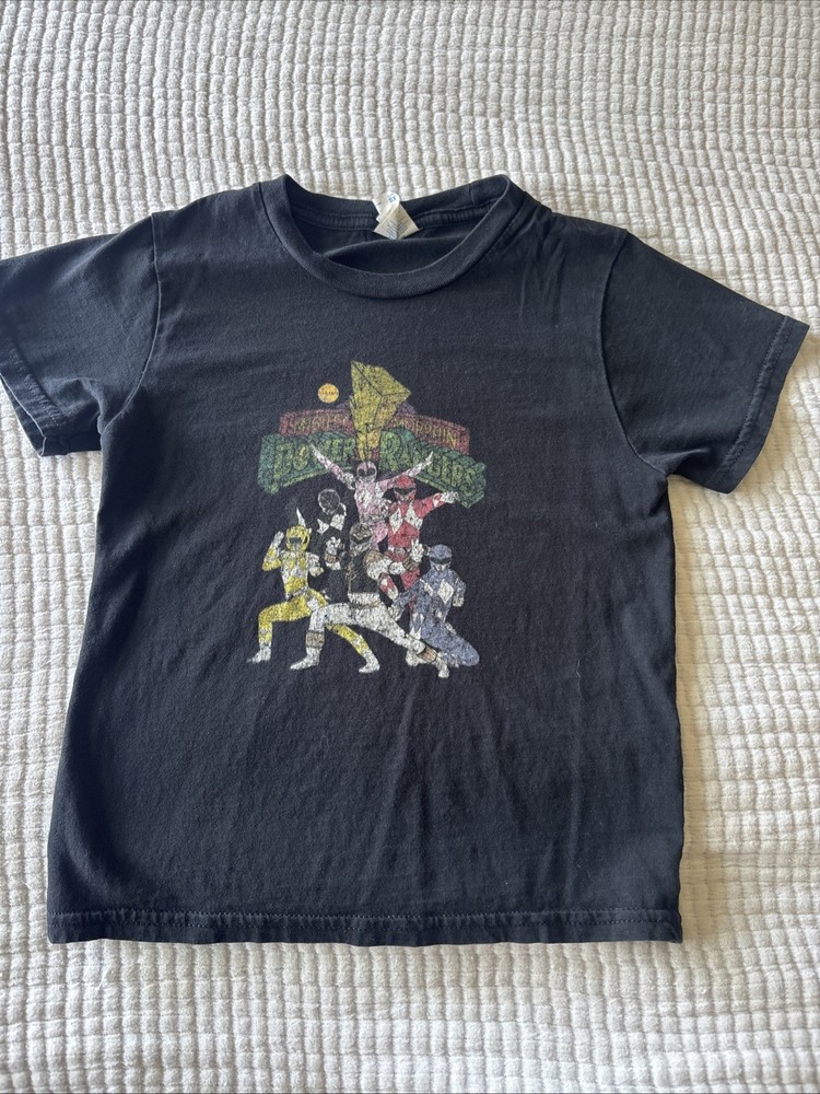 Youth XS Power Rangers 100% Cotton Kids Boys T Shirt Mighty Morphin