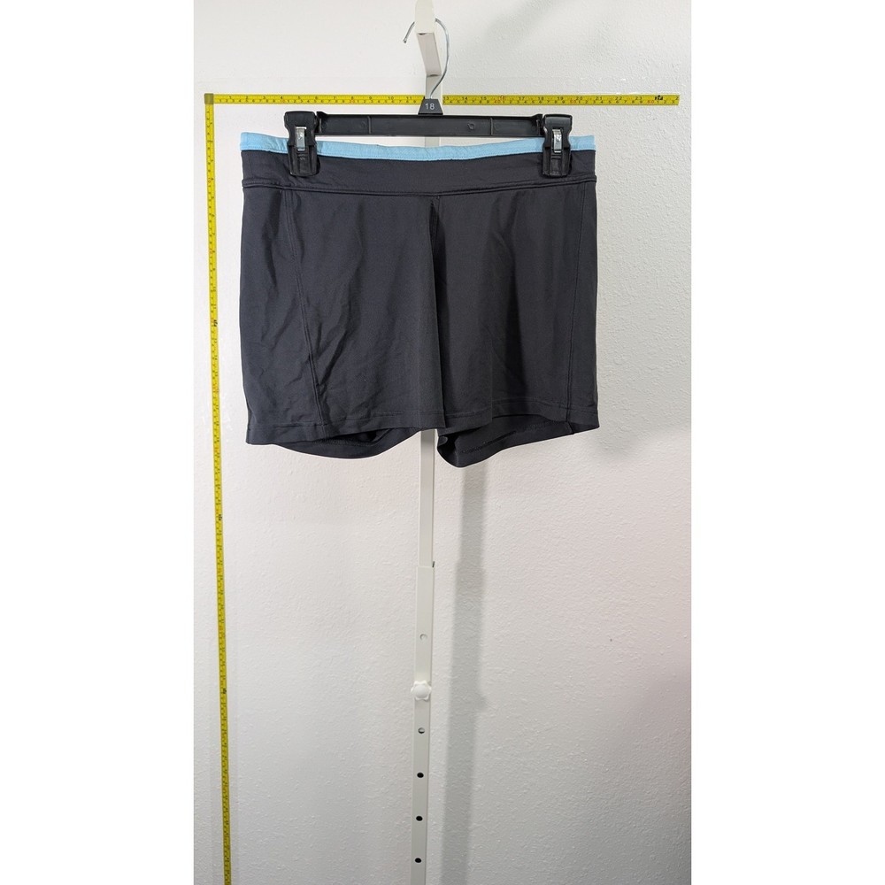 Adidas Climalite Womens Gray Blue Athletic Compression Shorts Size XL Running