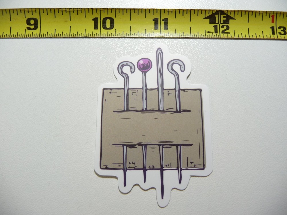 Sewing Needle Holder Decal Sticker Set for Seamstress & Clothing