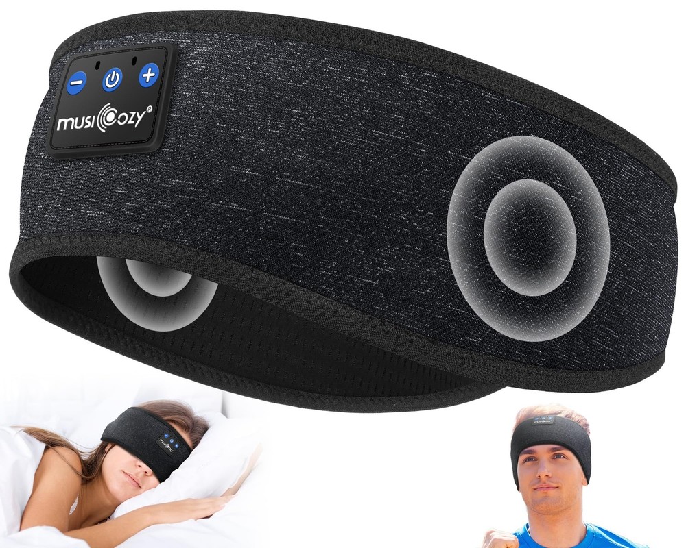 Sleep Headphones Bluetooth 5.4 Headband, Wireless Earphones Music Sleep Earbuds