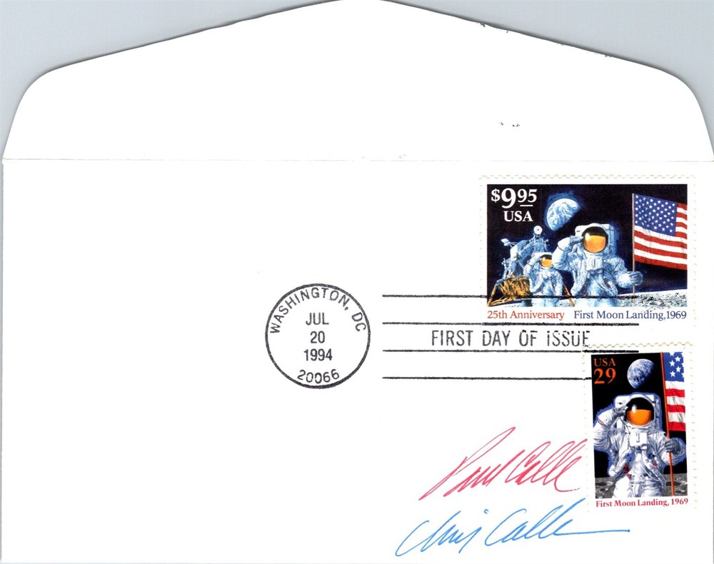 S09-0082, Moon Landing 25Th Anniv., Signed, Fdc