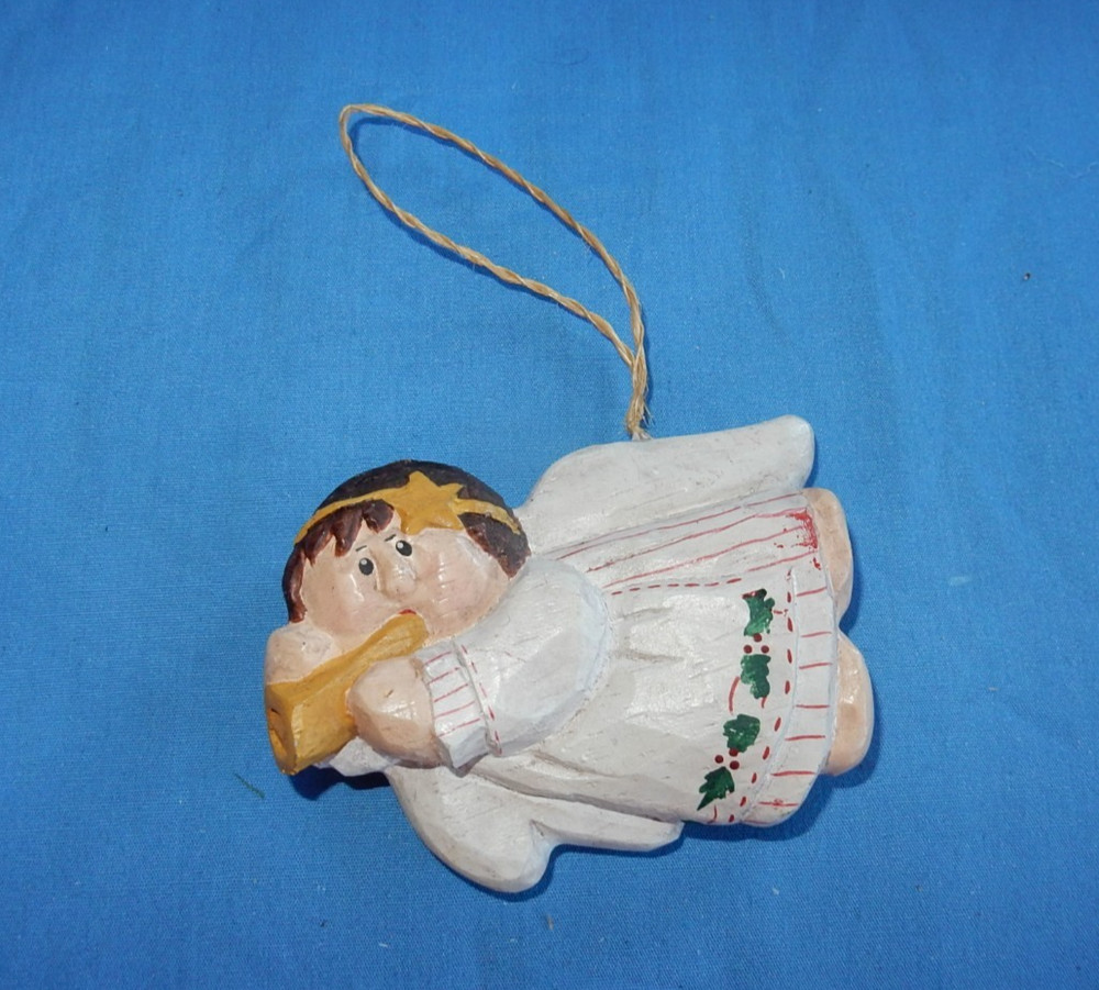 Midwest Cannon Falls Eddie Walker Angel with Horn Christmas Ornament