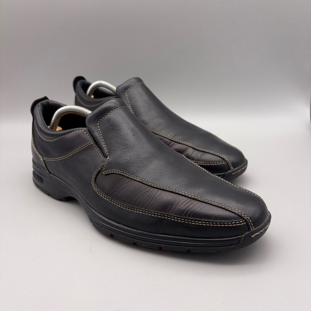 Cole Haan Loafers Mens 9.5 Black Leather Slip On Comfort Casual Shoes