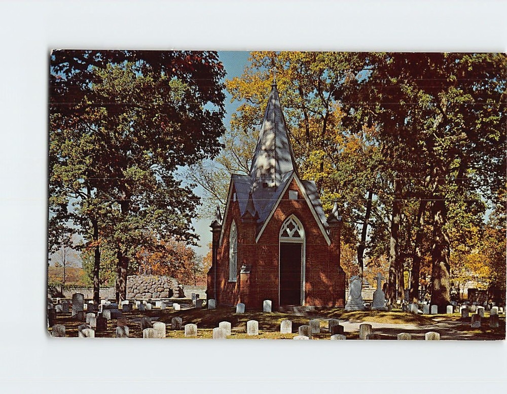 Postcard Chapel Tomb St. Joseph's College Emmitsburg Maryland USA