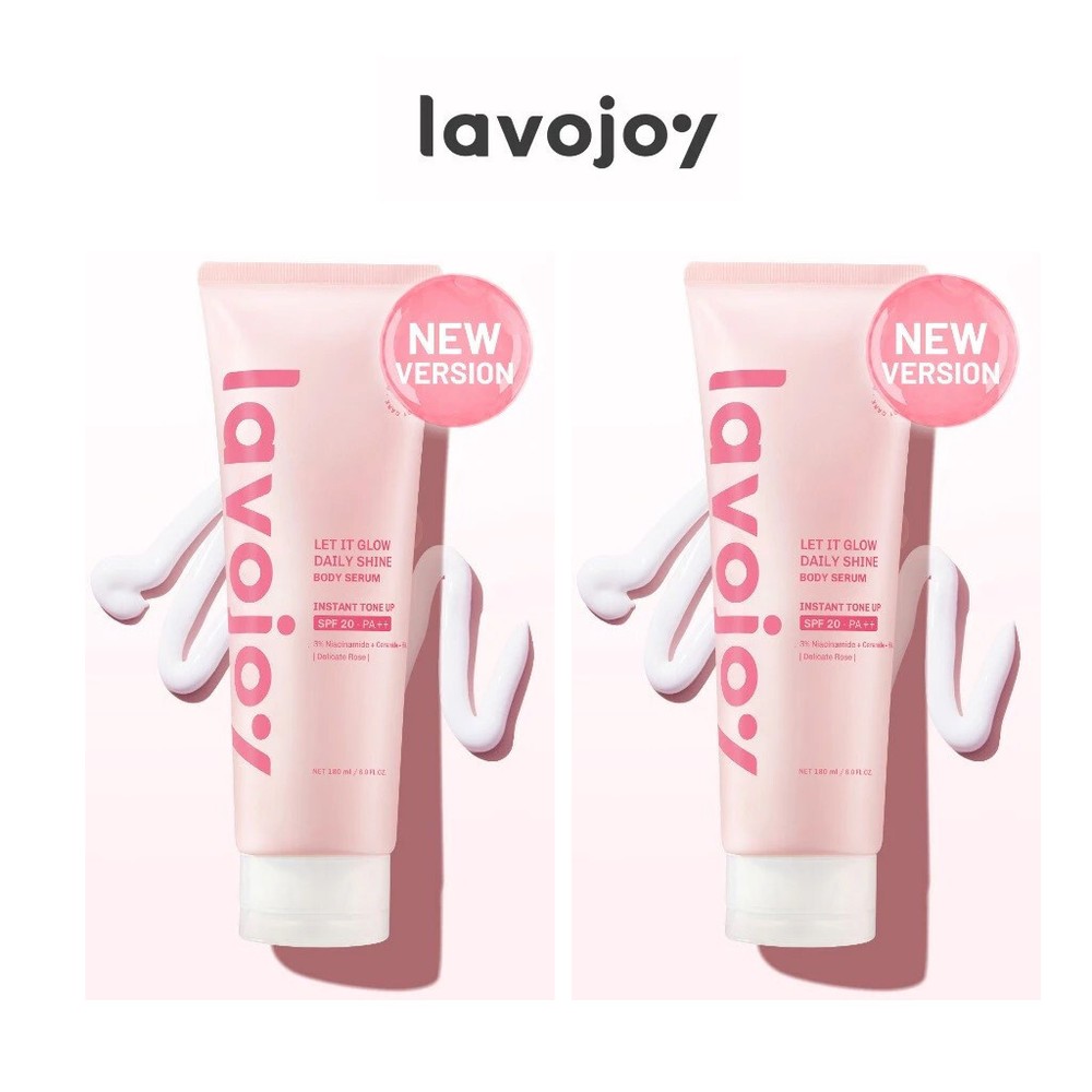 2PCS Lavojoy Let It Glow Body Serum SPF 20 PA++ Brightening Lotion