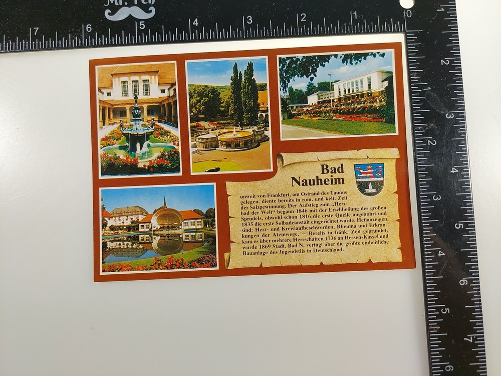 Postcard Bad Nauheim Germany Multi-view (B)