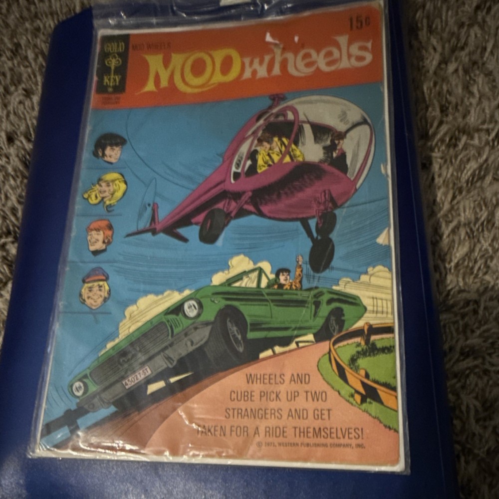 Gold Key Comics Mod Wheels 1971 Single Issue Adventure Comic Book Bronze Age