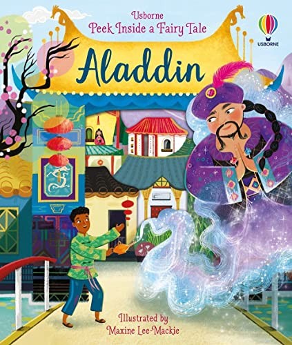 Aladdin (Peek Inside a Fairy Tale) - Board book By Anna Milbourne - GOOD