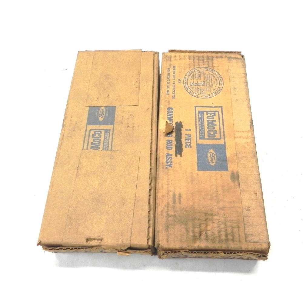 NOS 1952-64 Ford B9TA-6200-B Connecting Rods Pair for 279-302-317-332 CID Engines