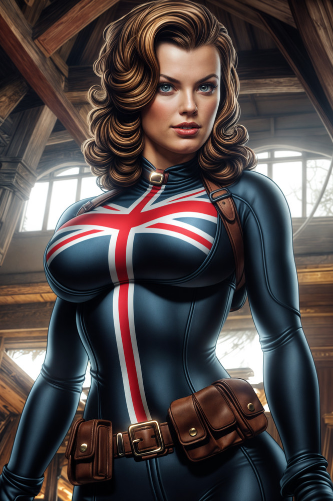 CAPTAIN CARTER Fine Art Print 13x19 Limited to 1/30 Marvel Comics Avengers