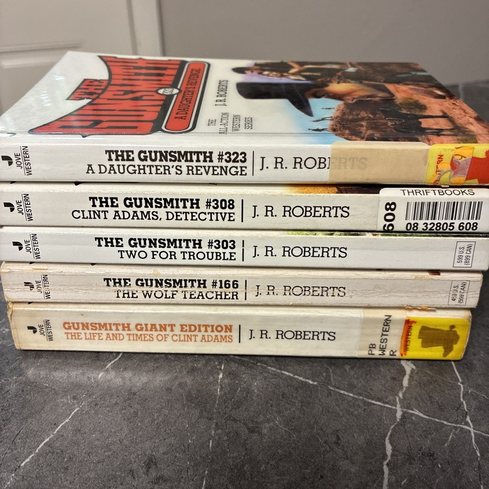 The Gunsmith Series by JR Roberts ( Lot of 5 )