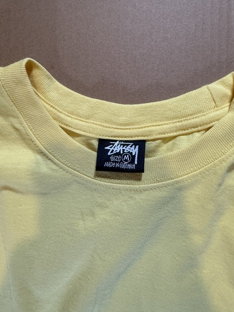 Stussy Longsleeve Tee vintage/ Size XL/ New With Tags/ Color Lemon