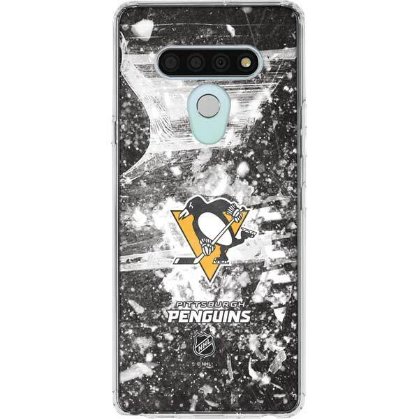 NHL Pittsburgh Penguins LG Stylo 6 Clear Case - Pittsburgh Penguins Frozen