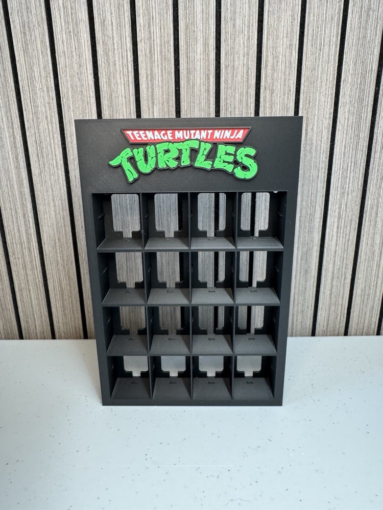 Funko Bitty Pop! TMNT Black Complete Set Custom Display Case
