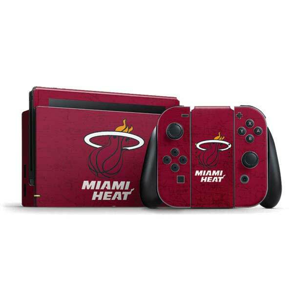 NBA Miami Heat Nintendo Switch Bundle Skin - Miami Heat Red Primary Logo