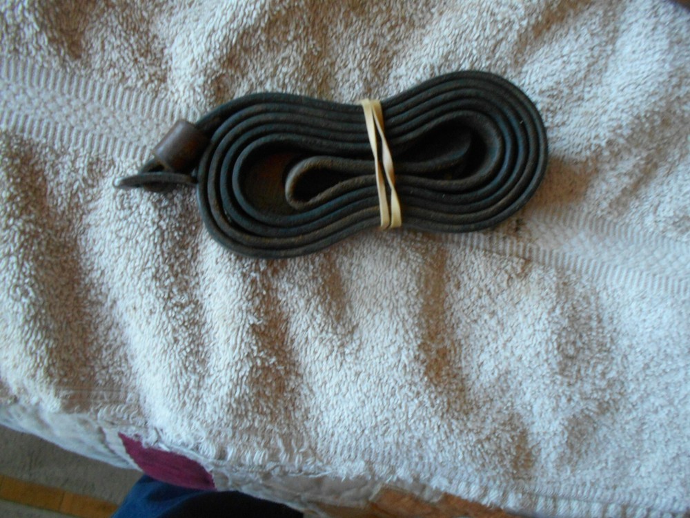 Yugoslavian 24/47 24/53C 24 K98 mauser rifle leather sling w stud good condition