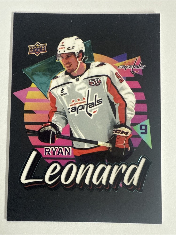 2025-26 Upper Deck Series 1 #BL-17 Ryan Leonard RC BOOTLEG Capitals NM