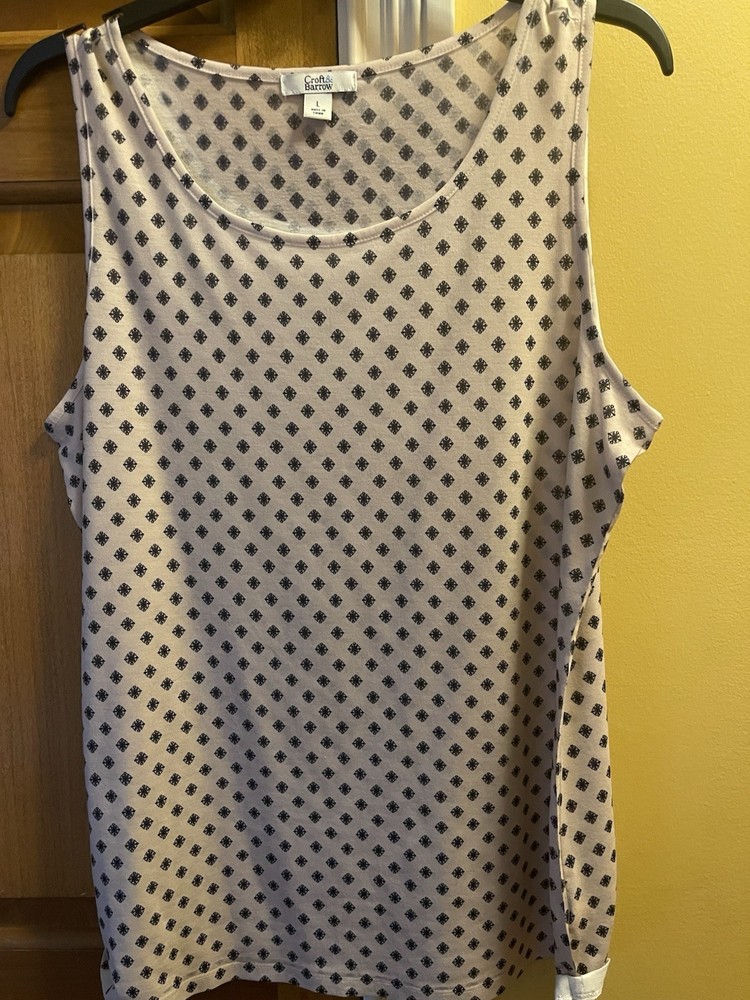 Croft & Barrow Women’s Large Shell/sleeveless Blouse