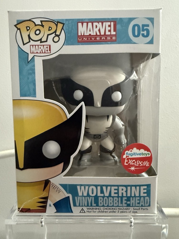 Wolverine 05 Funko Pop Marvel Universe Fugitive Toys Exclusive Black & White