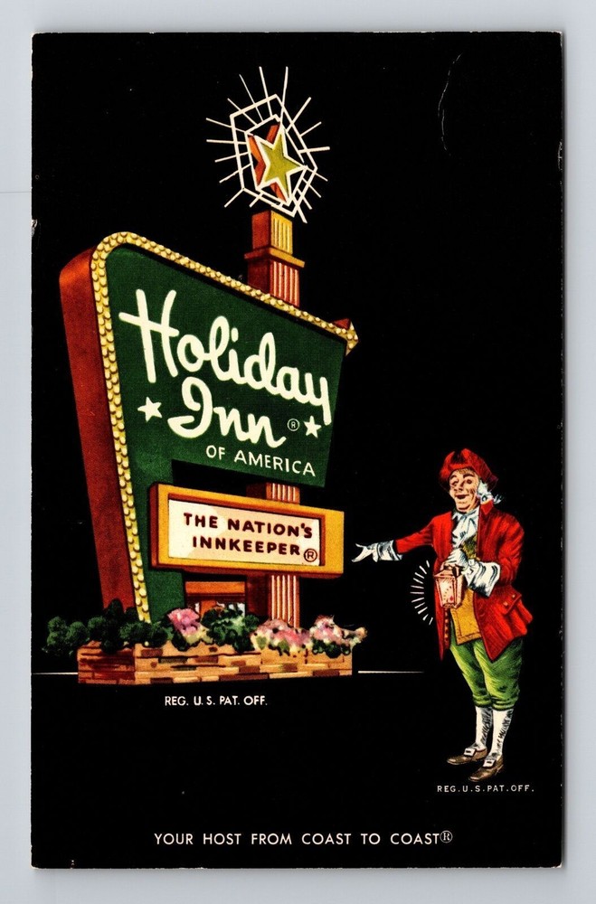 Los Angeles CA-California, Holiday Inn, Advertisement, Vintage Postcard