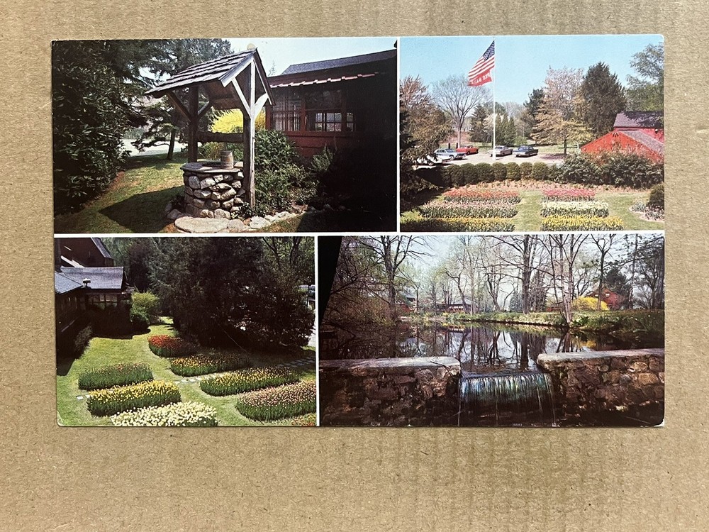 Postcard Westport CT Connecticut Red Barn Restaurant Vintage Roadside PC