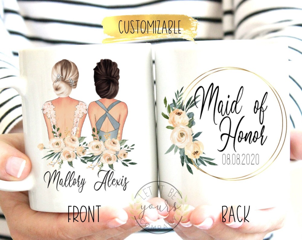 Maid Of Honor Proposal Maid Of Honor Mug Personalized Maid Of Honor Mug Will You